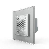 Розумний дверний дзвінок-сирена ZigBee сірий скло
