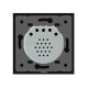 Умный сенсорный ZigBee выключатель 1 сенсор черный стекло
