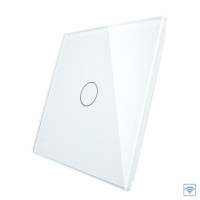 Сенсорний пульт білий скло