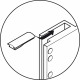 Гардеробний ліфт (пантограф) 10 кг 770-1200 мм білий/біла штанга