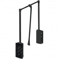 Гардеробный лифт (пантограф) 10 кг 770-1200 мм черный/черная штанга