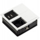 Блок розеток Versahit Dual на 1 розетку + 2 USB 5V холодний білий
