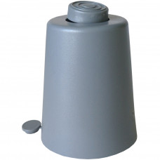 Меблева ніжка регульована чашка пластикова H=67-80 мм 50 кг сіра