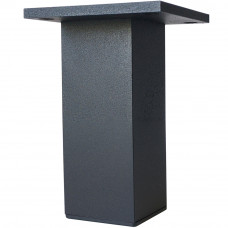 Опора мебельная алюминиевая 40х40 H=100 мм до 100 кг черная