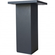 Опора мебельная алюминиевая 40х40 H=120 мм до 100 кг черная