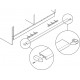 Комплект фурнитуры для поворотно-выдвижных дверей Hawa Folding Concepta 25 левый, ширина 1420 мм, H=1851-2600 мм