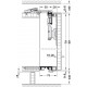 Комплект фурнітури для поворотно-висувних дверей Hawa Folding Concepta 25 лівий, ширина 1420 мм, H=1851-2600 мм