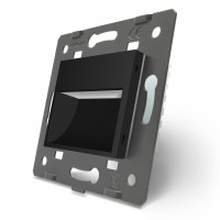 Механизм светильник для лестниц подсветка пола черный