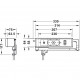 Розетка у висувний ящик на 2 роз'єми Schucko + 2 USB 5 V/1,5 A біла