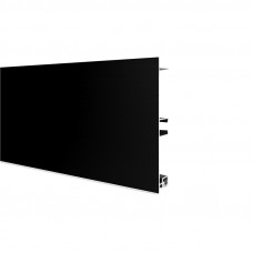 Цоколь алюминиевый H=100 мм L=4 м анодированный черный