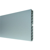 Цоколь ПВХ H=150 мм L=4 м з прихованим ущільнювачем