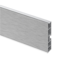 Цоколь ПВХ H=60 мм L=4 м алюміній брашований