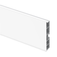 Цоколь ПВХ H=60 мм L=4 м білий кедр