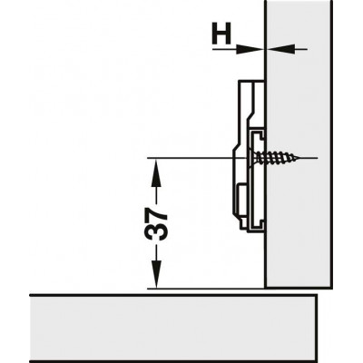 Монтажна планка хрестоподібна під шуруп Metalla 540 SM H0 сталь нікельована