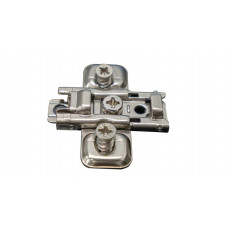 Монтажна планка хрестоподібна під єврошуруп Metalla 540 SM H0 сталь нікельована