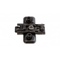 Монтажная планка крестообразная под еврошуруп Metalla 540 SM H2 сталь черная