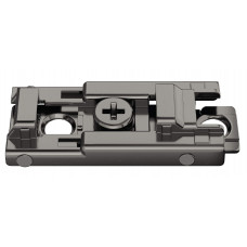 Монтажна планка пряма під шуруп Metalla 540 SM H0 сталь чорна