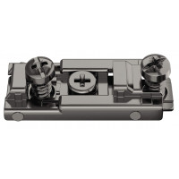 Монтажная планка прямая под еврошуруп Metalla 540 SM H0 сталь черная