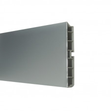 Цоколь ПВХ H=100 мм L=4 м со скрытым уплотнителем