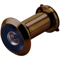 Дверне вічко d=12 мм для дверей 26-62 мм огляд 200° воронене