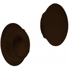 Заглушка d15/20 мм темно-коричнева