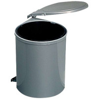 Сміттєзбірник 13 л у сріблястому корпусі