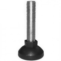 Опора регулируемая М8х56 d30 мм черная