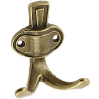 Гачок меблевий Coruna малий латунь антична