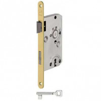 Замок дверной врезной BB латунь полированная правый