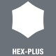 Набір Г-подібних метричних ключів BlackLaser 950/9 Hex-Plus 7