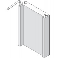 Профіль-ручка замикаючий ST 232 алюміній L=2550 мм