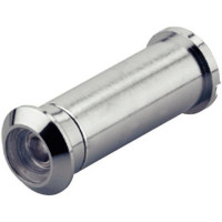 Дверне вічко d=12 мм для дверей 34-52 мм огляд 160° хром