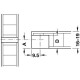 Корпус RAFIX (Рафікс) 20, для товщини 19 мм, пластмаса, коричневий RAL 8014