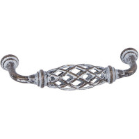 Ручка Louisa блакитна патина м/о 128 мм