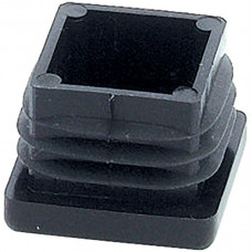 Подпятник мебельный пластик черный 25х25 мм