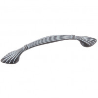 Ручка Jennifer чорна бронза і блакитна патина м/о 96 мм