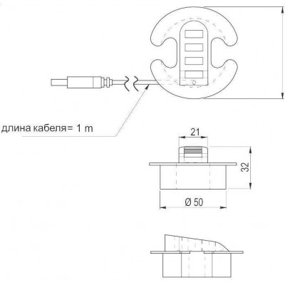 Подовжувач для USB на 4 входи сірий