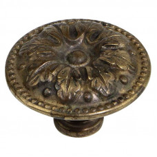 Ручка-кнопка Aram античная бронза d36 мм