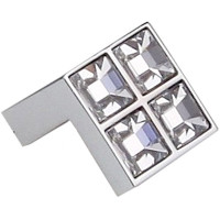 Ручка Waldo хром глянцевый и Swarovski м/о 16 мм