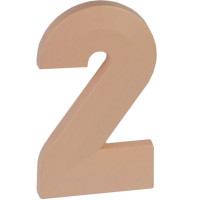 Ручка Двійка рожева глянсова м/о 64 мм