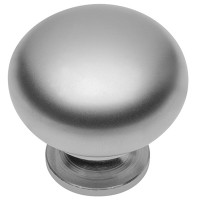 Ручка кнопка Bergamo d32 мм h=30 мм сталь