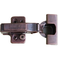 Накладная петля 105° Clip-On с доводчиком profi line старая медь