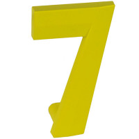 Ручка Семерка желтая глянцевая м/о 64 мм