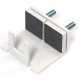 Розеточный блок с беспроводной зарядкой VersaQ на 1 розетку + 2 USB 5V (2 порта A+C) белый
