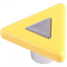 Ручка-кнопка Трикутник жовта