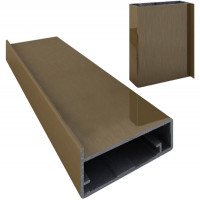 Рамковий профіль без обхвату на 3 мм нікель полірований