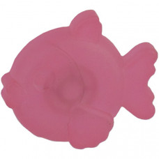 Ручка-кнопка Рыбка розовая прозрачная