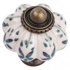 Ручка-кнопка Anastasia антична бронза/малюнок d34 мм