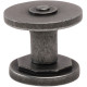 Ручка-кнопка Velarion черное античное железо