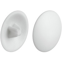 Заглушка для винтов с крестовым шлицом PZ3 d13 мм белая